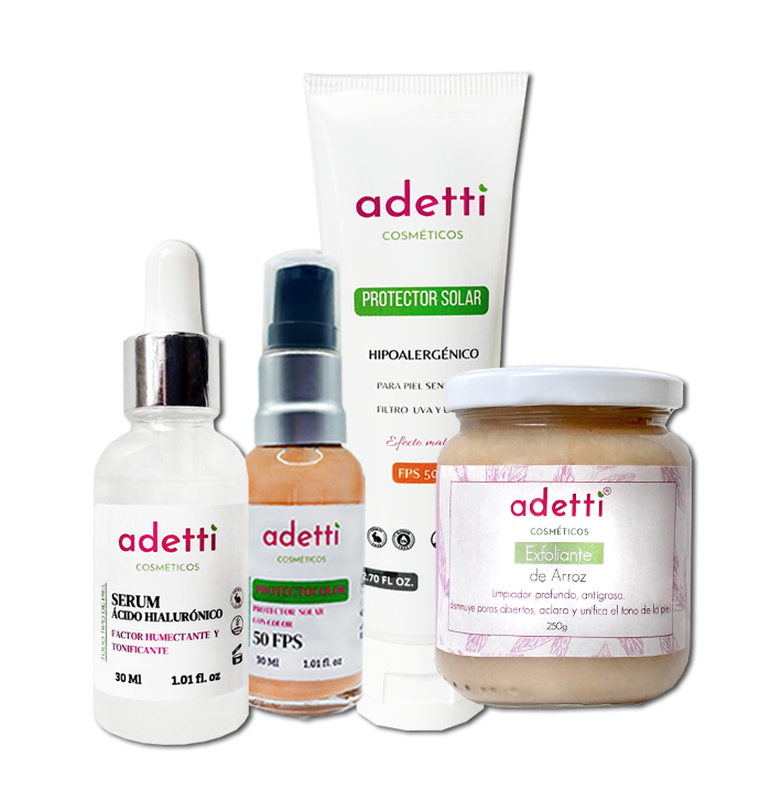 productos transparentes con sombra